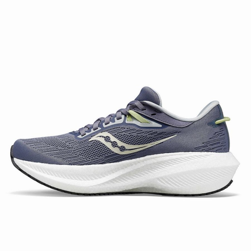 Women's Saucony Triumph 21 Running Shoes Blue | SG S95146-V29