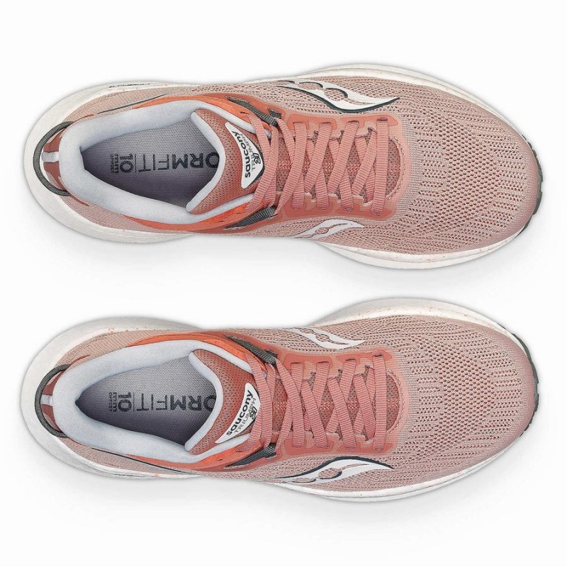 Women's Saucony Triumph 21 Running Shoes Lotus / Bough | SG S06523-F36