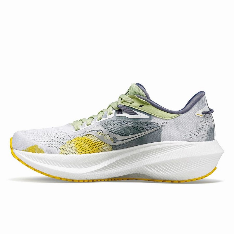 Women's Saucony Triumph 21 Running Shoes White | SG S79453-U23