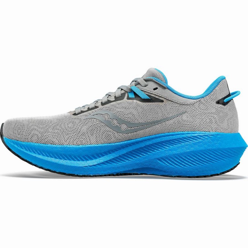 Women's Saucony Triumph 21 Running Shoes Bule Silver | SG S80653-P51