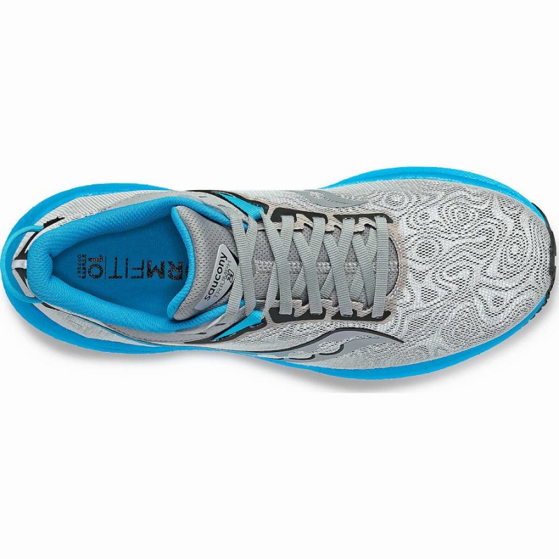 Women's Saucony Triumph 21 Running Shoes Bule Silver | SG S80653-P51