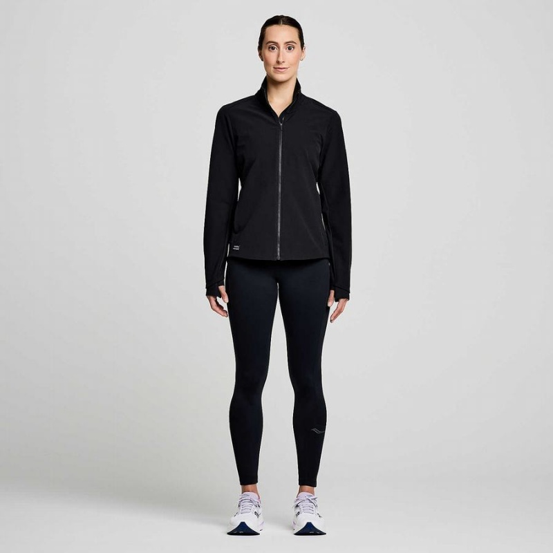 Women's Saucony Triumph Jackets Black | SG S92685-H80