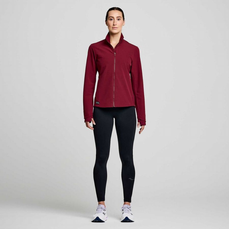 Women's Saucony Triumph Jackets Red | SG S92768-K35