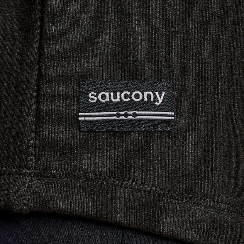 Women's Saucony Triumph Tunic Hoodie Black | SG S18640-U93