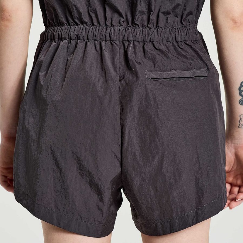 Women's Saucony Unwind Romper Jumpsuit Basalt | SG S18503-L59