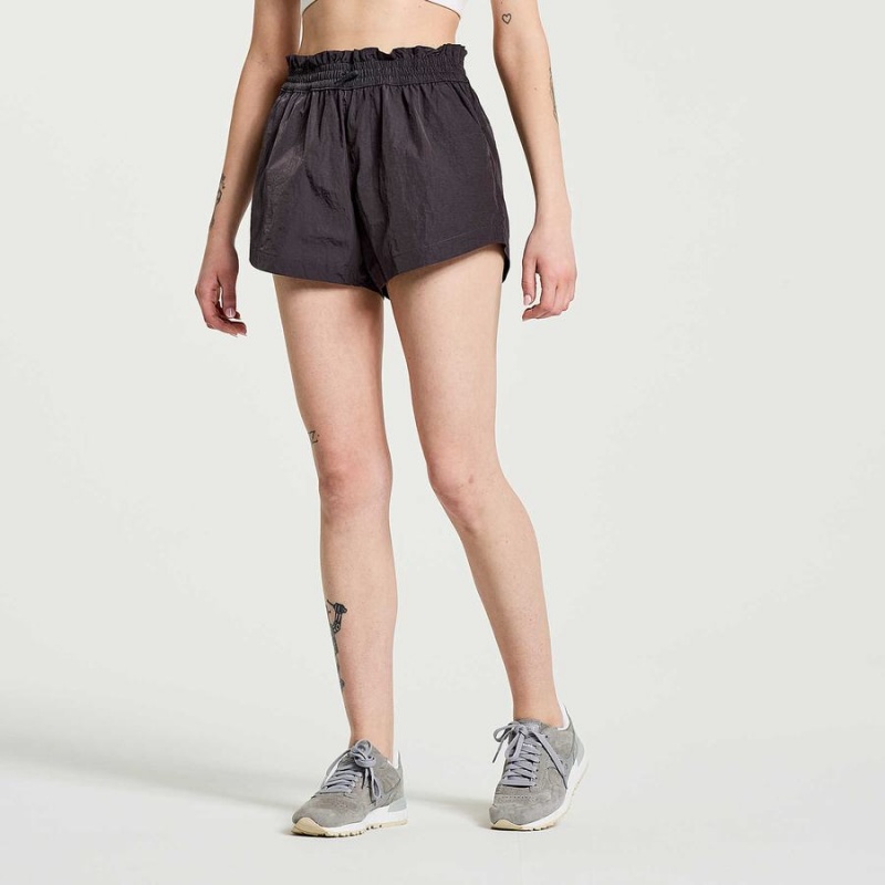 Women's Saucony Unwind Shorts Black | SG S63849-G27