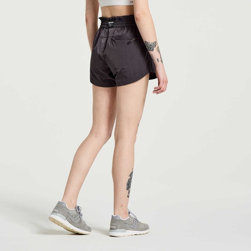 Women's Saucony Unwind Shorts Black | SG S63849-G27