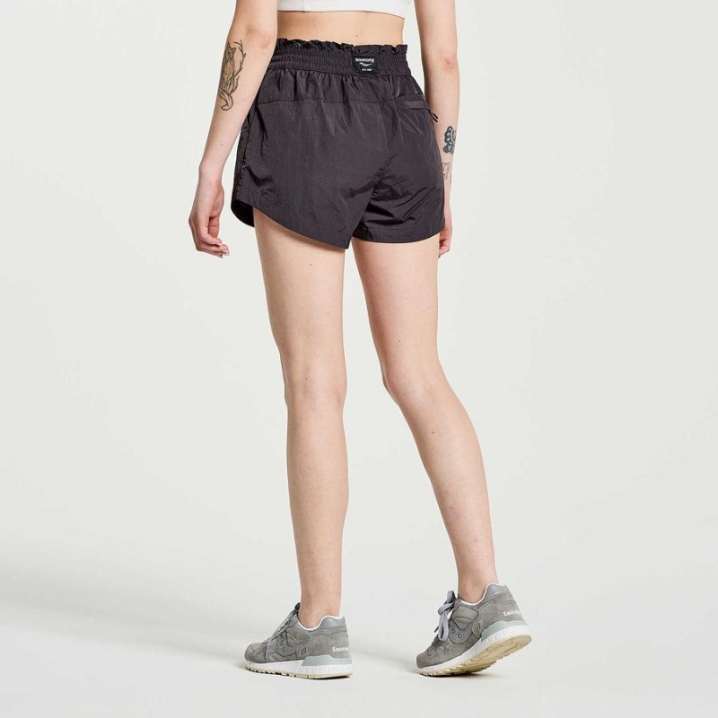 Women's Saucony Unwind Shorts Black | SG S63849-G27