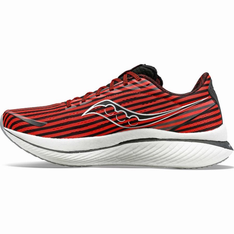 Women's Saucony X Black Men Run Endorphin Speed 3 Running Shoes Black / Red | SG S48532-J56