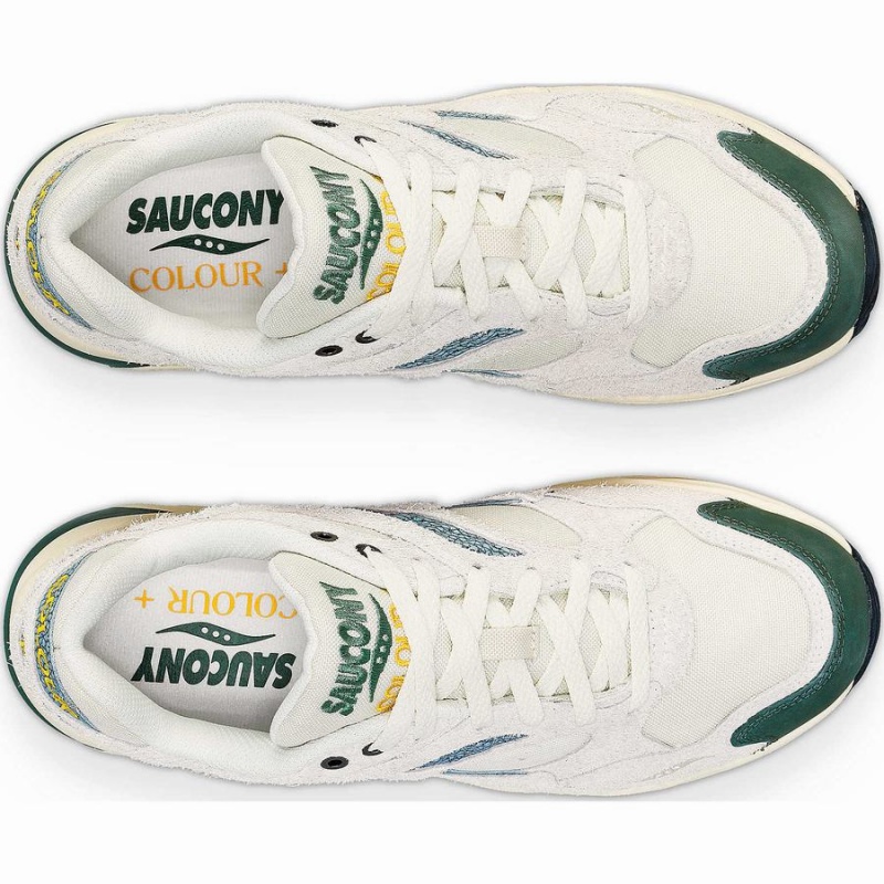 Women's Saucony x Colour Plus Grid Shadow 2 Sneakers Beige / Green | SG S58071-M63