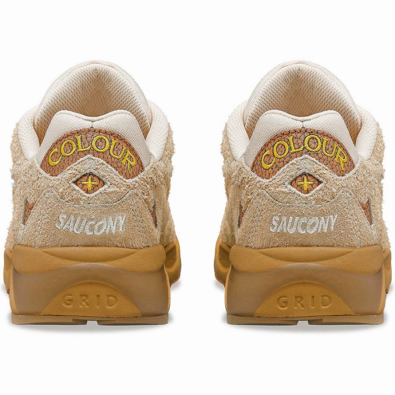 Women's Saucony x Colour Plus Grid Shadow 2 Sneakers Brown | SG S46958-A24